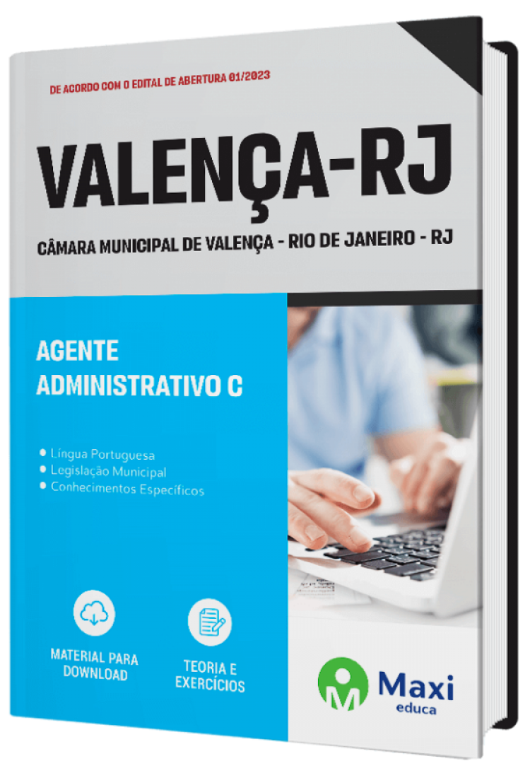 - Apostila Câmara de Valença - RJ - 2023 Agente administrativo C