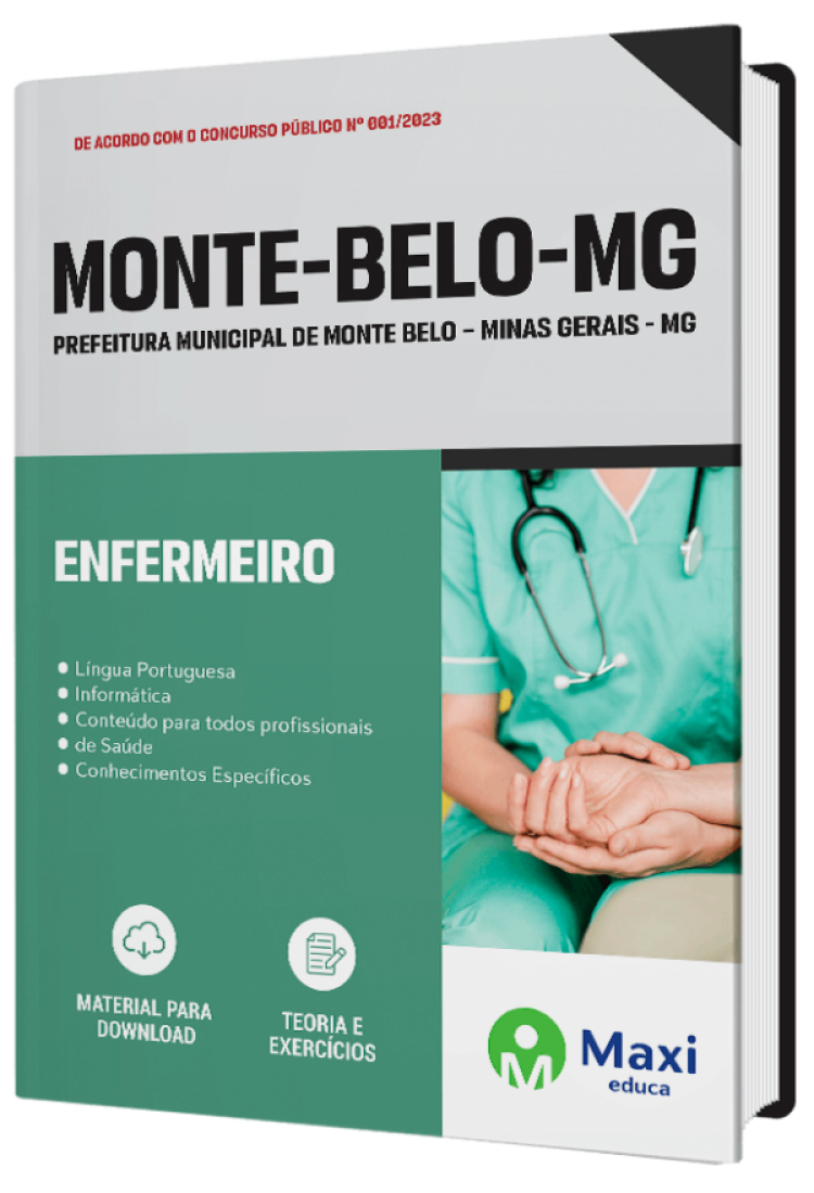 - Apostila Prefeitura de Monte Belo - MG - 2023 Enfermeiro