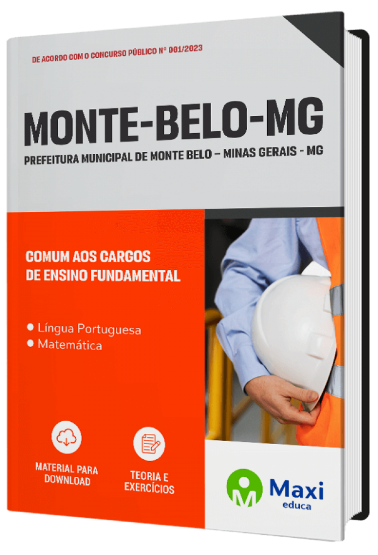 - Apostila Prefeitura de Monte Belo - MG - 2023 Comum aos Cargos de Ensino Fundamental