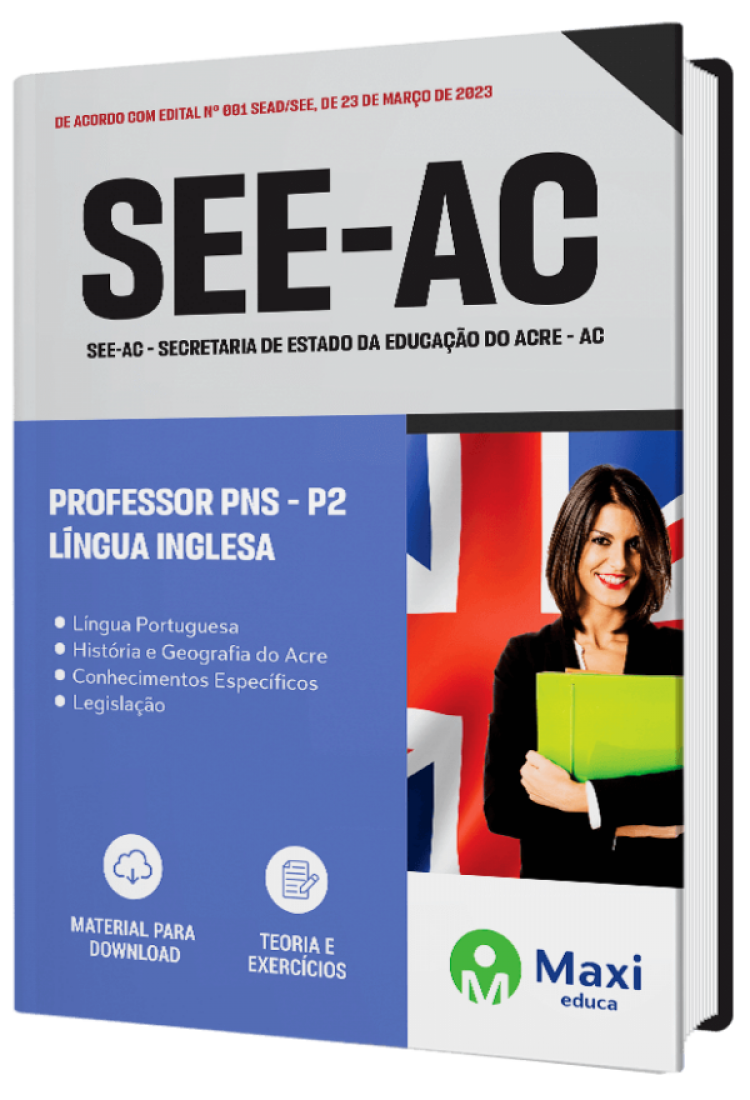 - Apostila SEE-AC 2023 Professor PNS - P2 - Língua Inglesa