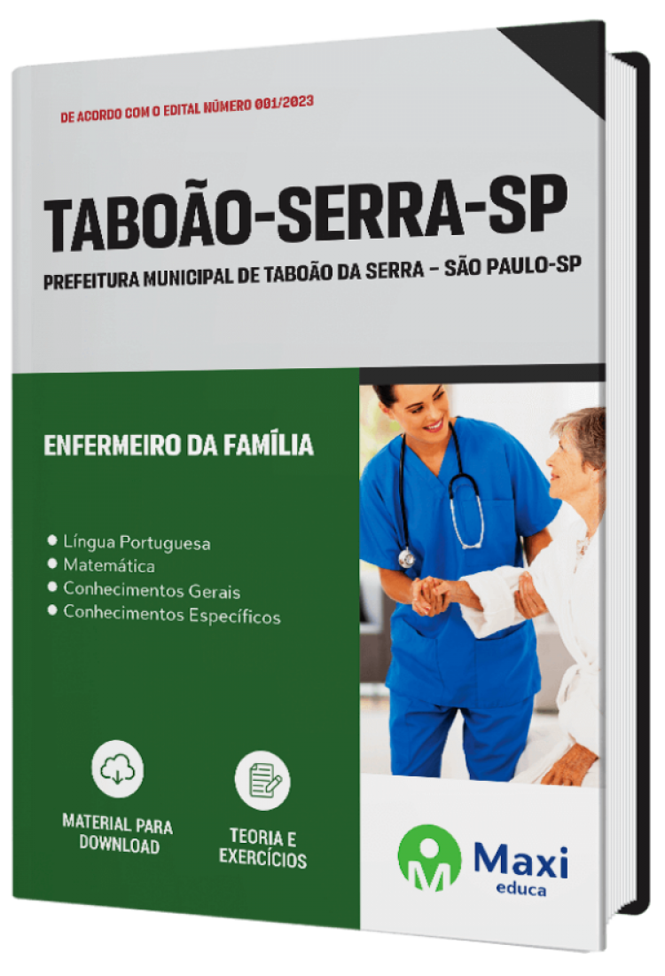 - Apostila Prefeitura de Taboão da Serra - SP - 2023 Enfermeiro da Família