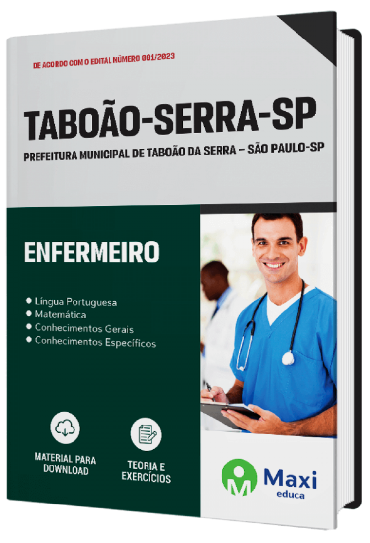 - Apostila Prefeitura de Taboão da Serra - SP - 2023 Enfermeiro