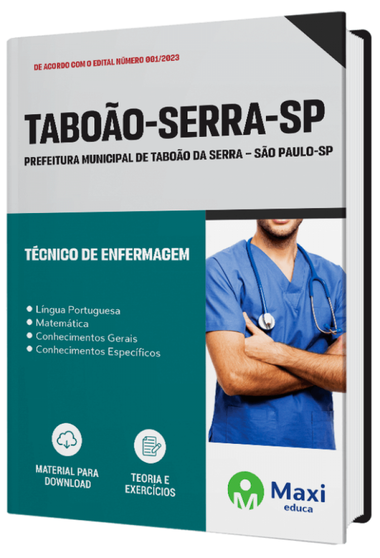 - Apostila Prefeitura de Taboão da Serra - SP - 2023 Técnico de Enfermagem