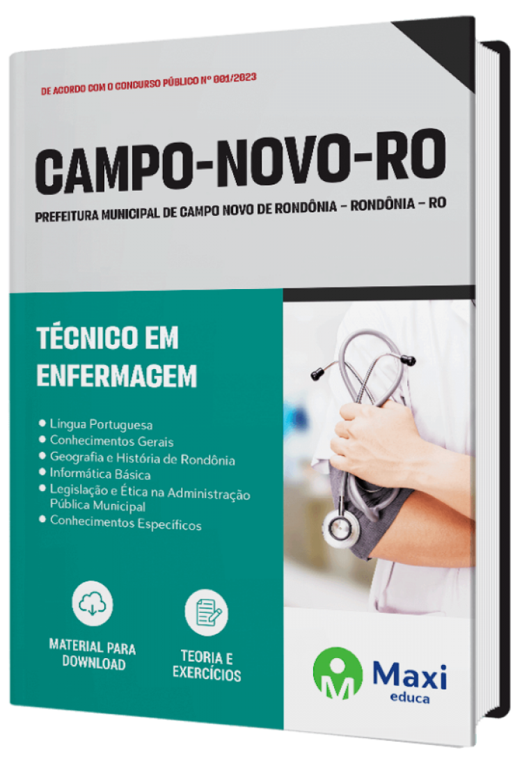 - Apostila Prefeitura de Campo Novo de Rondônia – RO - 2023 Técnico Em Enfermagem