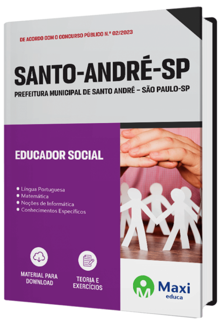 - Apostila Prefeitura de Santo André - SP - 2023 Educador Social