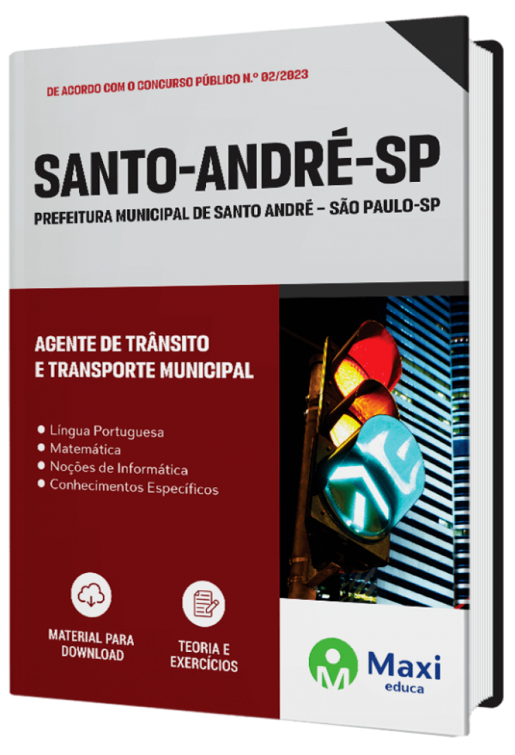 - Apostila Prefeitura de Santo André - SP - 2023 Agente de Trânsito e Transporte Municipal