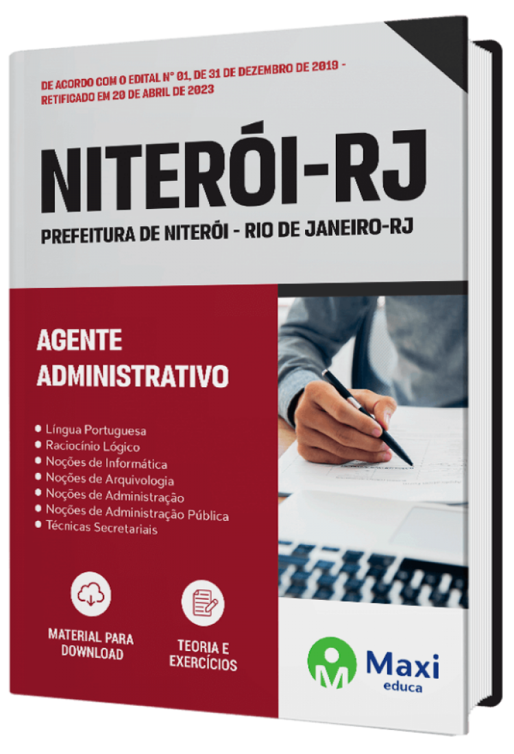 - Apostila Prefeitura de Niterói - RJ - 2023 Agente Administrativo