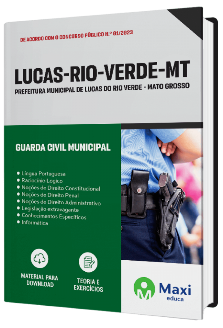 - Apostila Prefeitura de Lucas do Rio Verde - MT - 2023 Guarda Civil Municipal