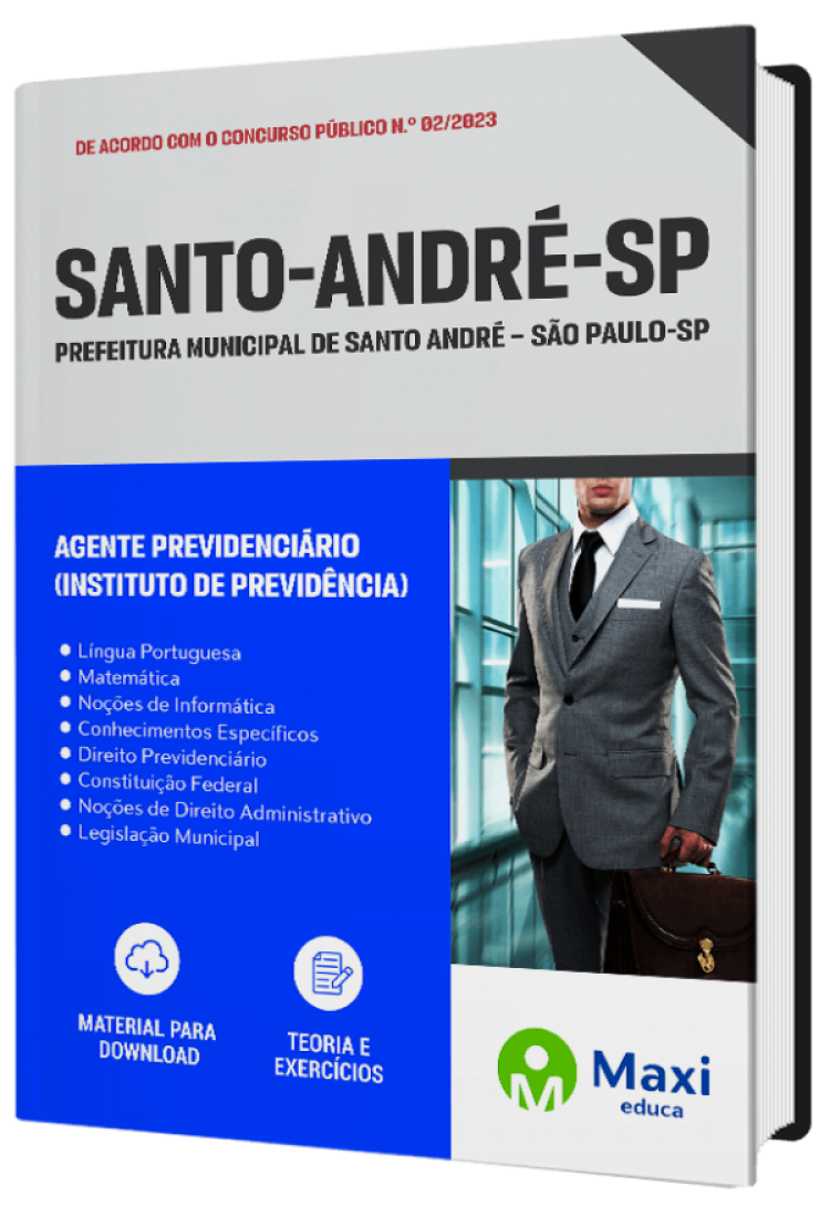 - Apostila Prefeitura de Santo André - SP - 2023 Agente Previdenciário (Instituto de Previdência)