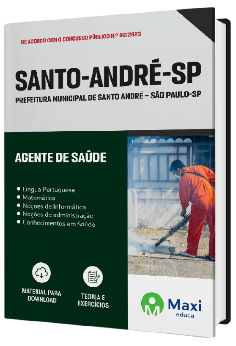 - Apostila Prefeitura de Santo André - SP - 2023 Agente de Saúde