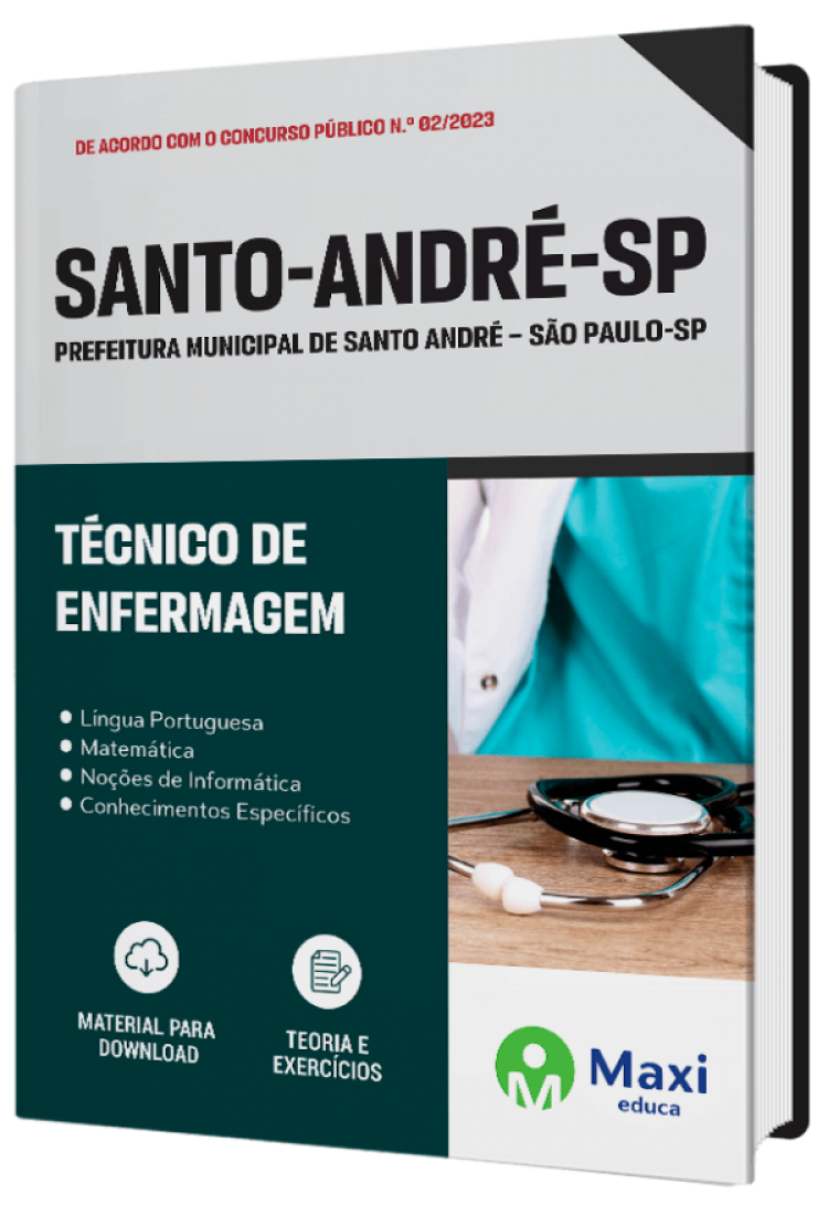 - Apostila Prefeitura de Santo André - SP - 2023 Técnico de Enfermagem