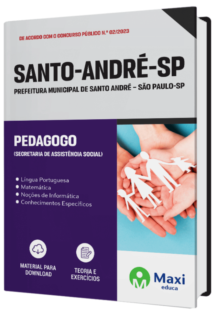 - Apostila Prefeitura de Santo André - SP - 2023 Pedagogo - (Secretaria de Assistência Social)