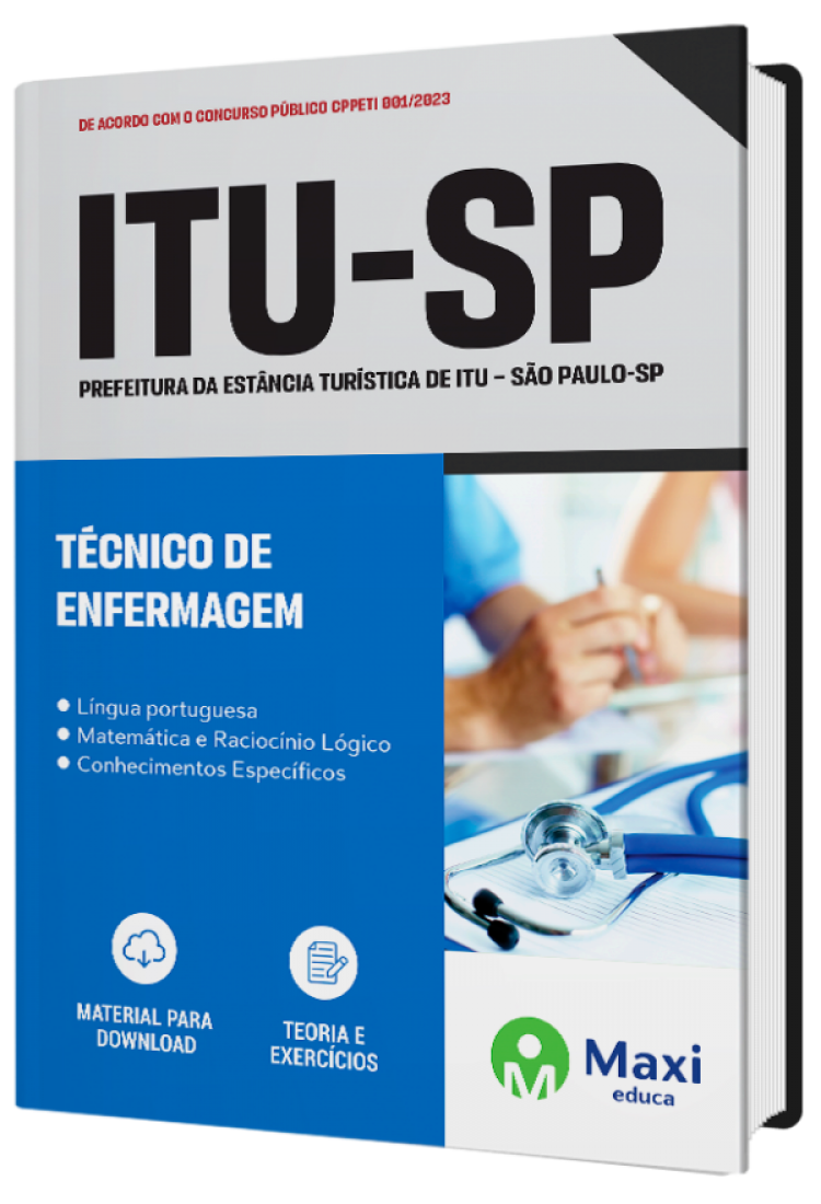 - Apostila Prefeitura da Estância Turística de Itu - SP - 2023 Técnico de Enfermagem