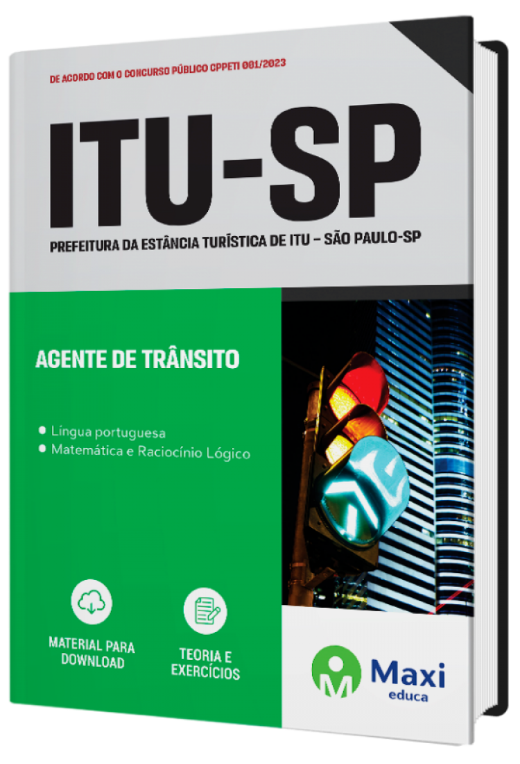 - Apostila Prefeitura da Estância Turística de Itu - SP - 2023 Agente de Trânsito