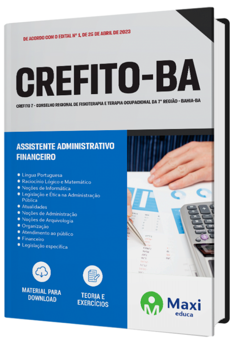 - Apostila CREFITO 7 - BA - 2023 Assistente Administrativo – Financeiro