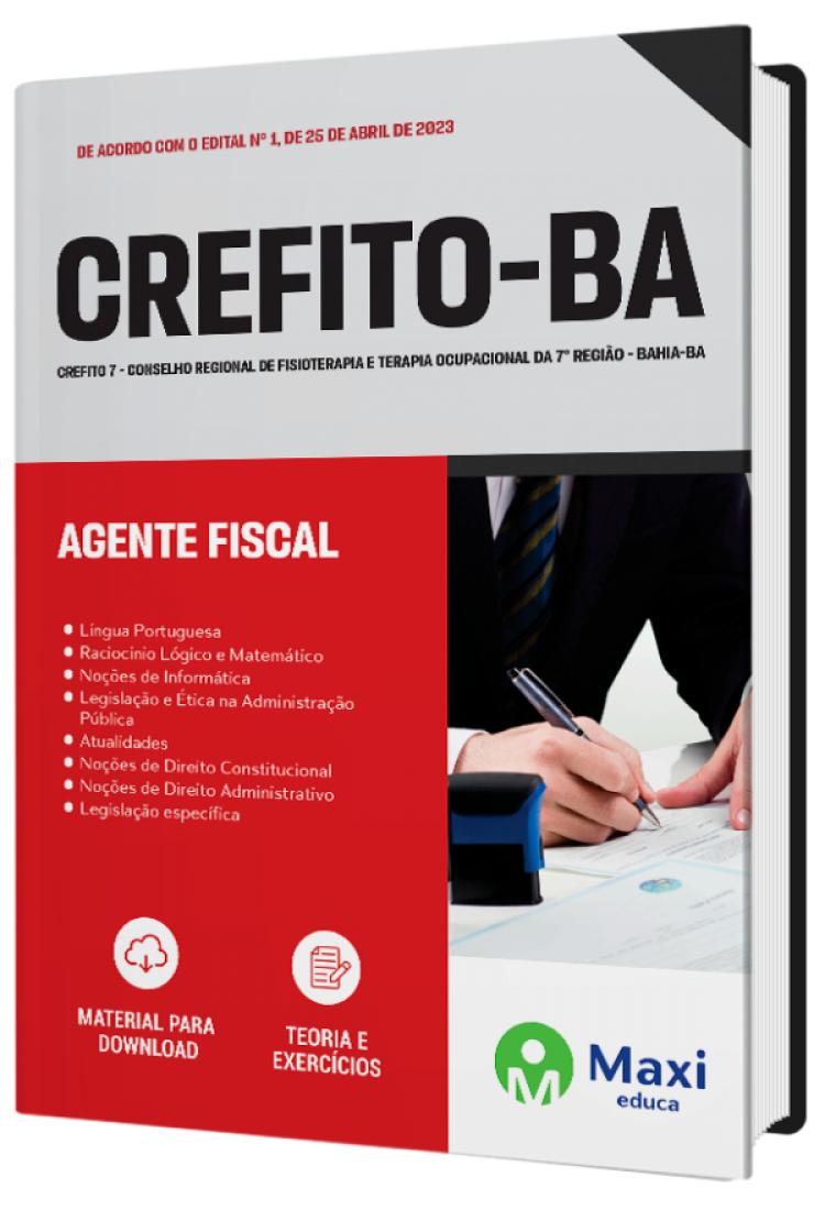 - Apostila CREFITO 7 - BA - 2023 Agente Fiscal