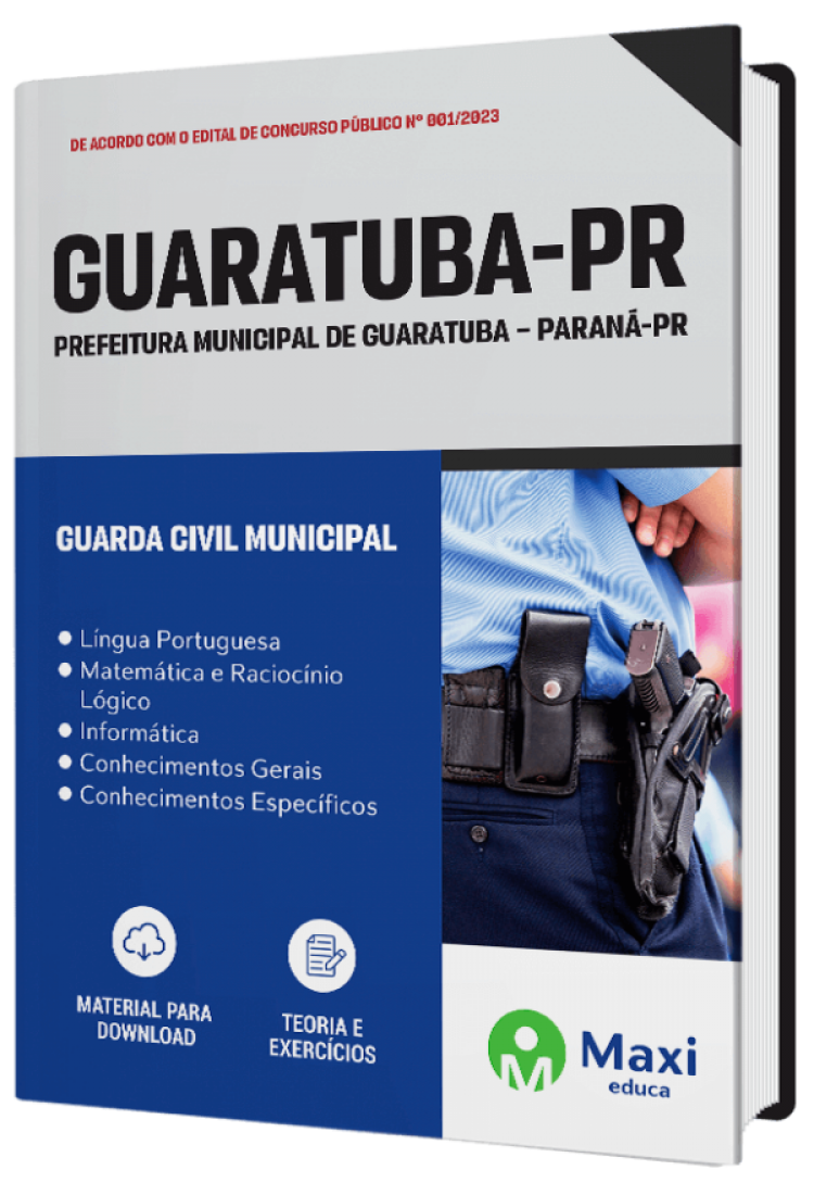 - Apostila Prefeitura de Guaratuba - PR - 2023 Guarda Civil Municipal