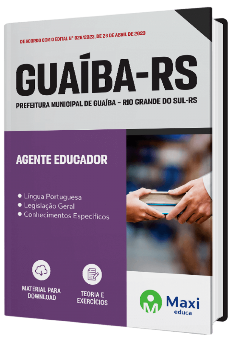 - Apostila Prefeitura de Guaíba - RS - 2023 Agente Educador