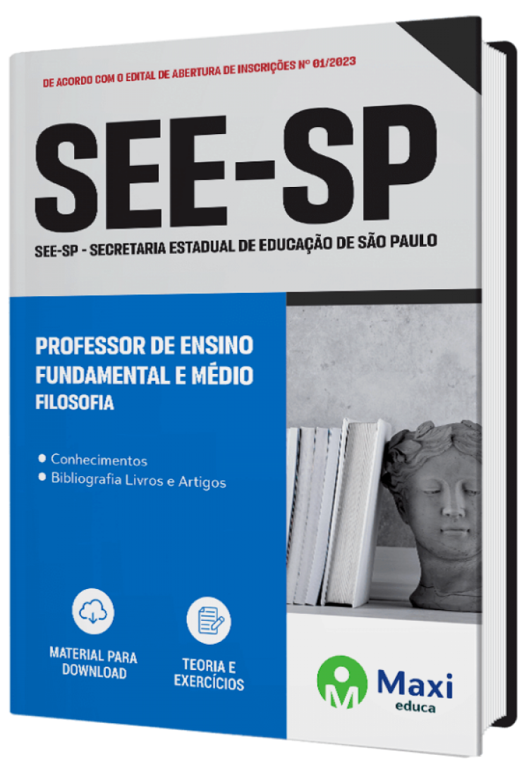 - Apostila SEE-SP - 2023 Professor de Ensino Fundamental e Médio - FILOSOFIA