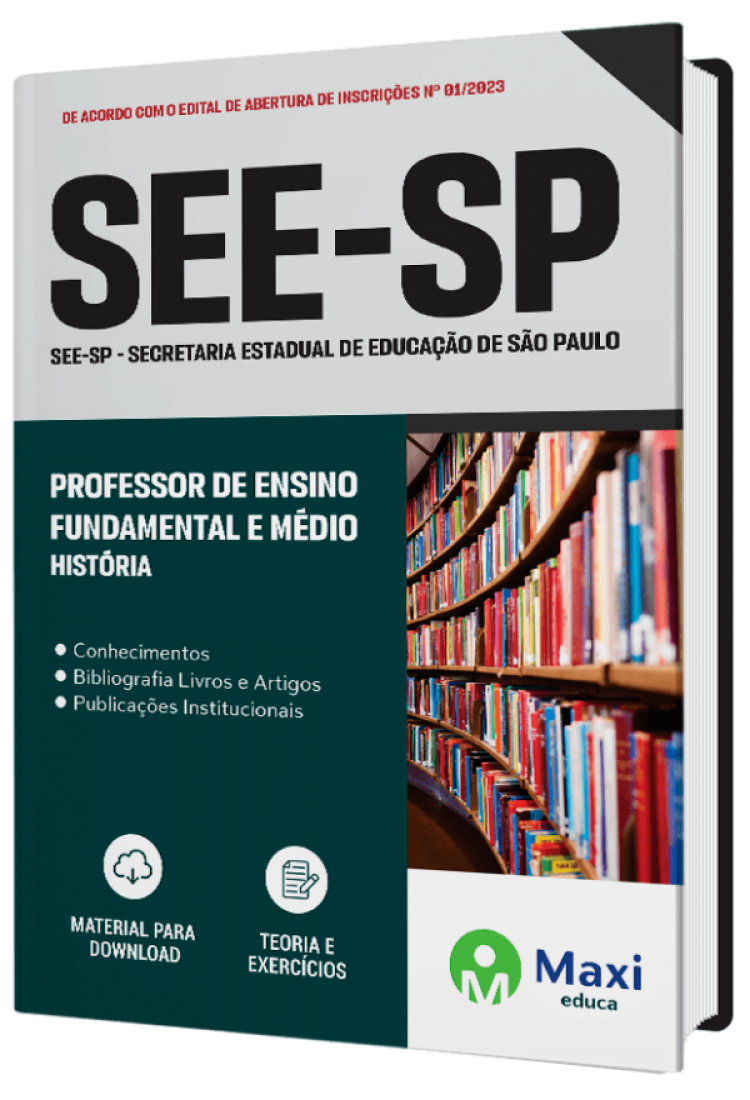 - Apostila SEE-SP - 2023 Professor de Ensino Fundamental e Médio - EDUCAÇÃO FÍSICA