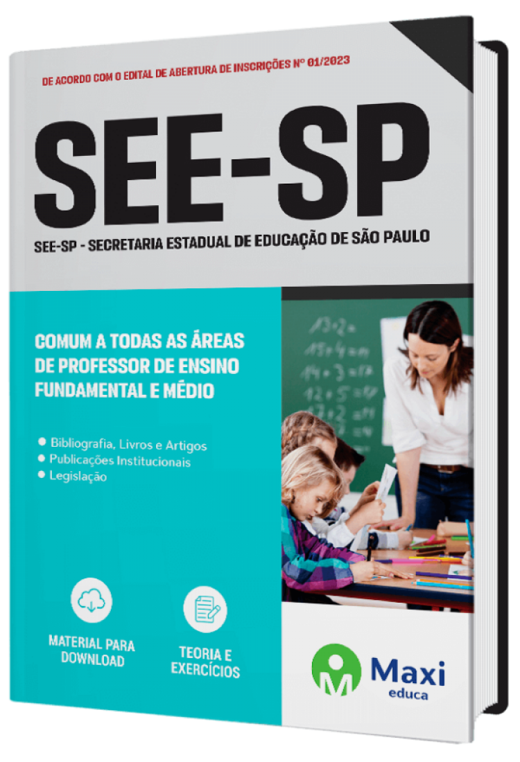 - Apostila SEE-SP - 2023 Comum a todas as áreas de Professor de Ensino Fundamental e Médio