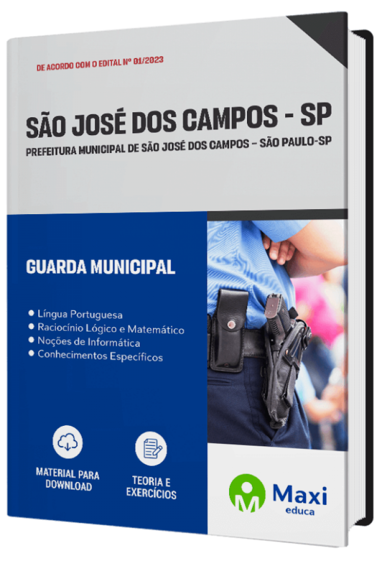 - Apostila Prefeitura de São José dos Campos - SP - 2023 Guarda Municipal