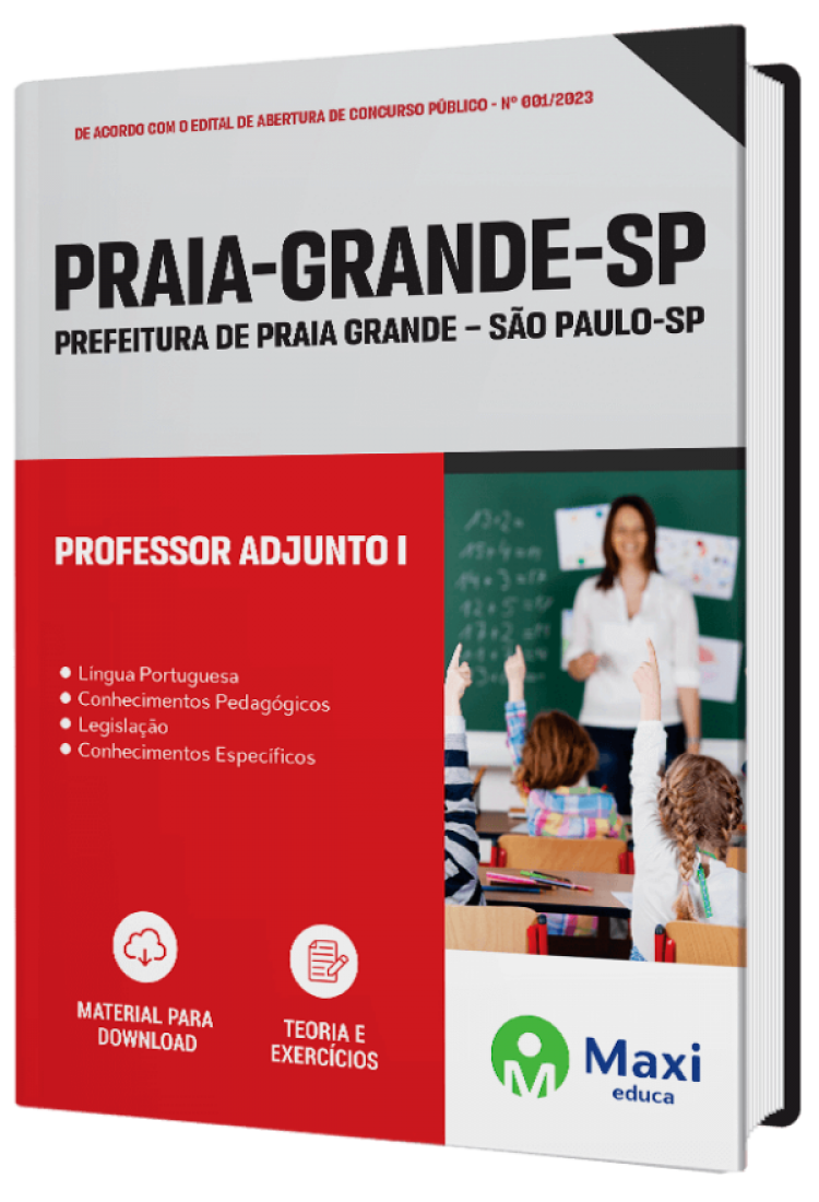 - Apostila Prefeitura de Praia Grande - SP - 2023 Professor Adjunto I