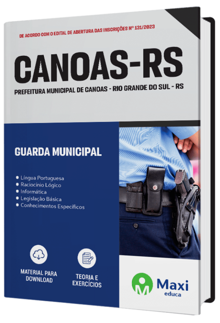 - Apostila Prefeitura de Canoas - RS 2023 Guarda Municipal