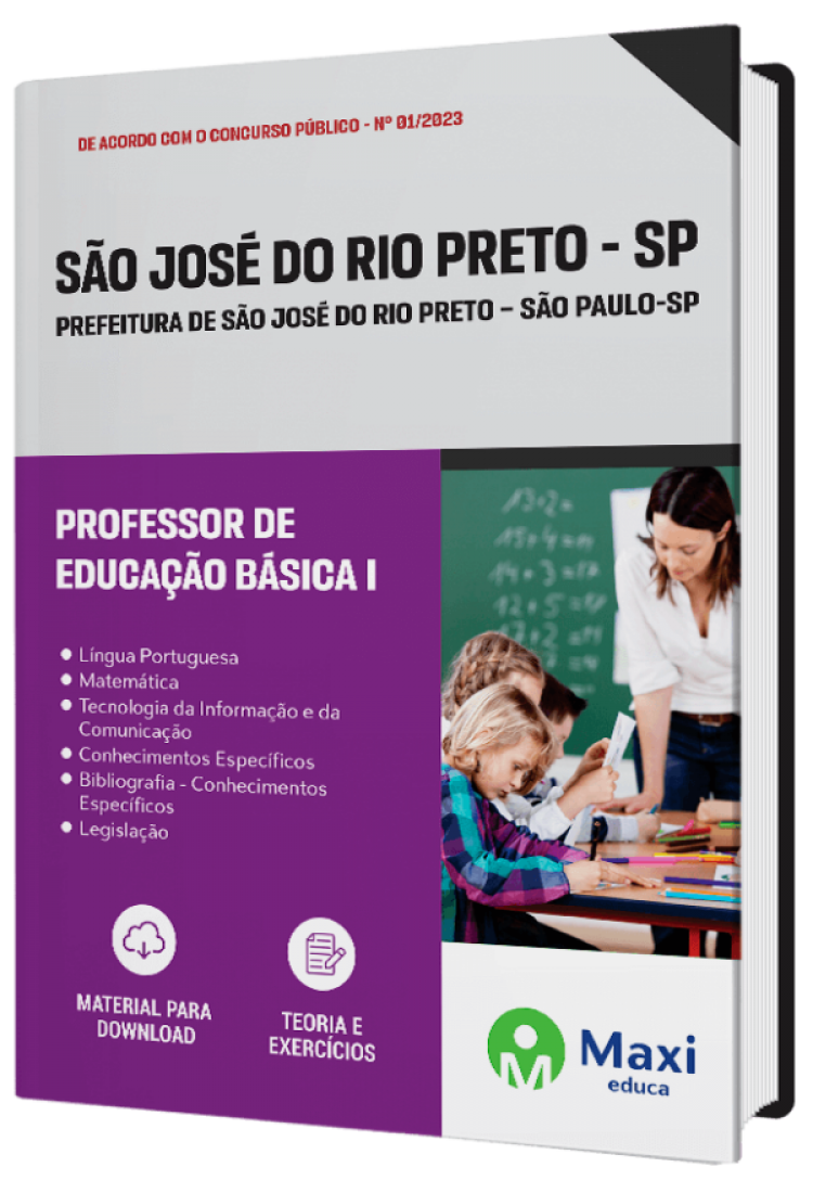 - Apostila Prefeitura de São José do Rio Preto - SP - 2023 Professor de Educação Básica I