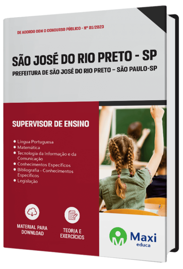 - Apostila Prefeitura de São José do Rio Preto - SP - 2023 Supervisor de Ensino