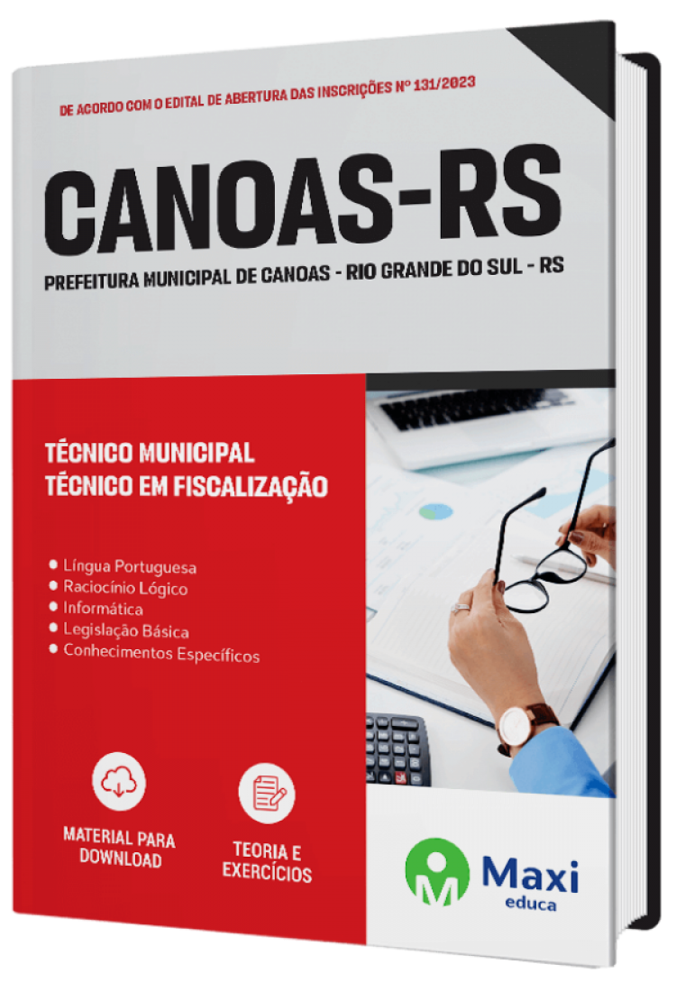 - Apostila Prefeitura de Canoas - RS 2023 Técnico Municipal - Técnico em Fiscalização