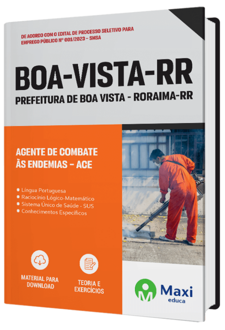 - Apostila Prefeitura de Boa Vista - RR - 2023 Agente de Combate às Endemias – ACE