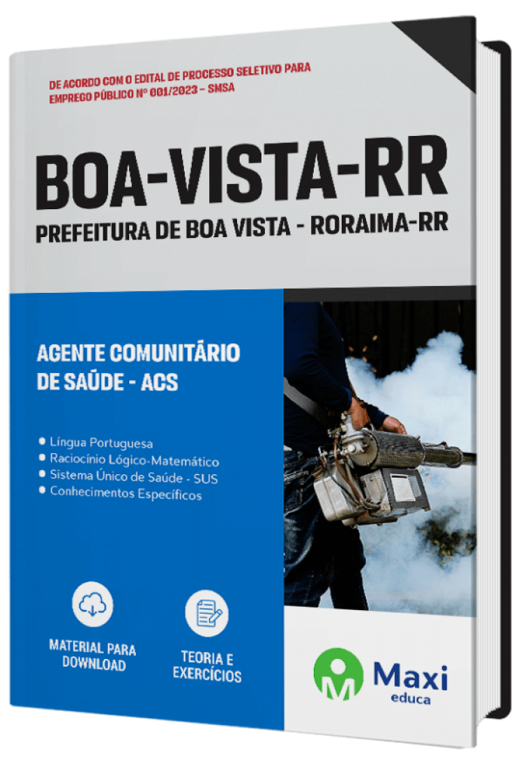 - Apostila Prefeitura de Boa Vista - RR - 2023 Agente Comunitário de Saúde - ACS