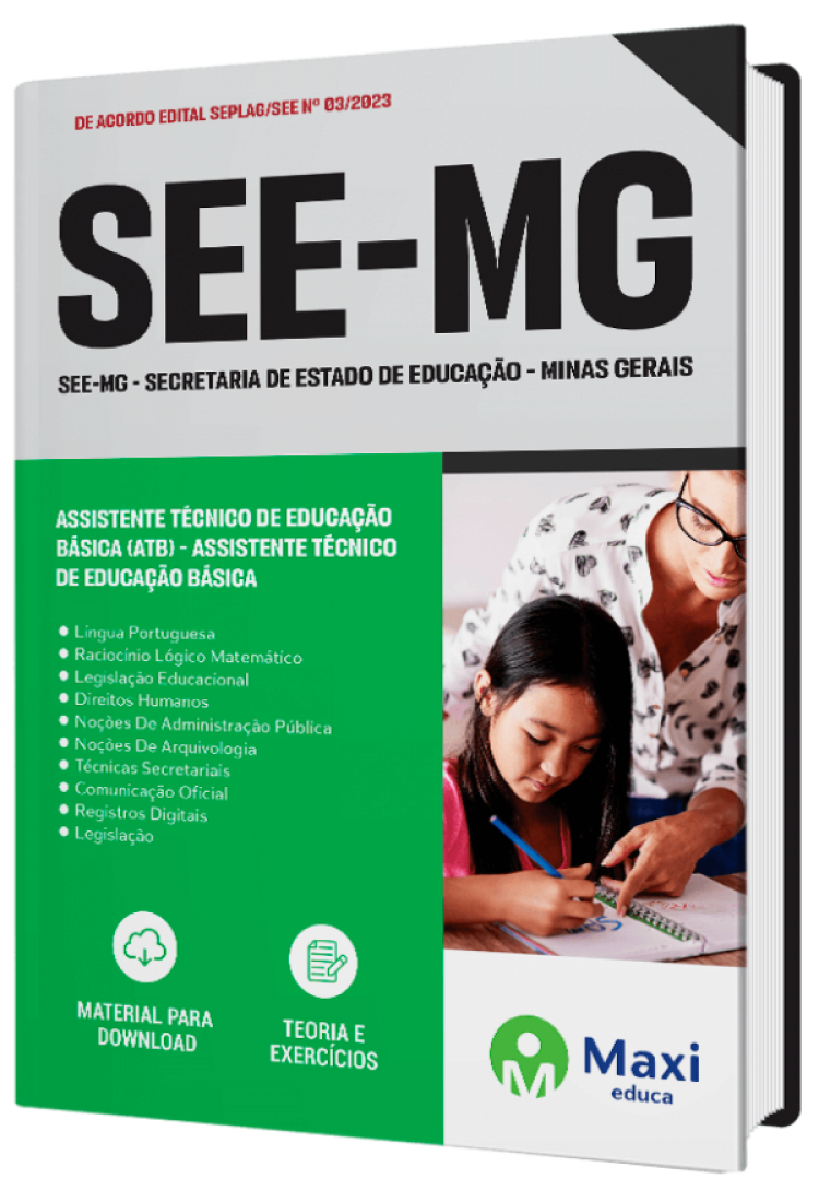 - Apostila SEE-MG 2023 Assistente Técnico de Educação Básica (ATB) - Assistente Técnico de Educação Básica