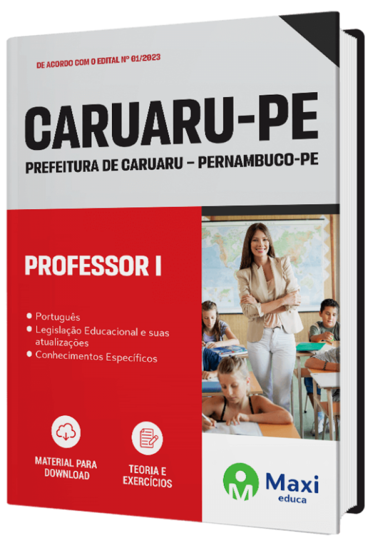 - Apostila Prefeitura de Caruaru - PE - 2023 Professor I