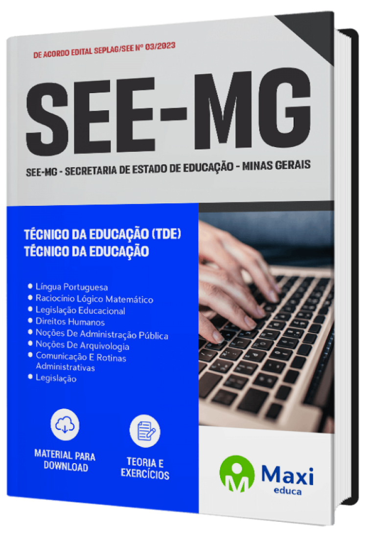 - Apostila SEE-MG 2023 Técnico da Educação (TDE) - Técnico da Educação