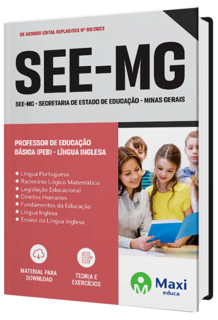 - Apostila SEE-MG 2023 Professor de Educação Básica (PEB) - Língua Inglesa