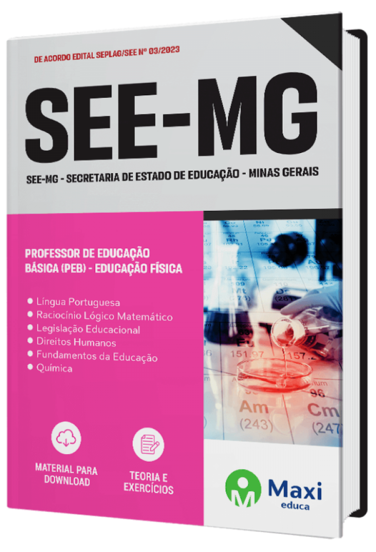 - Apostila SEE-MG 2023 Professor de Educação Básica (PEB) - Química