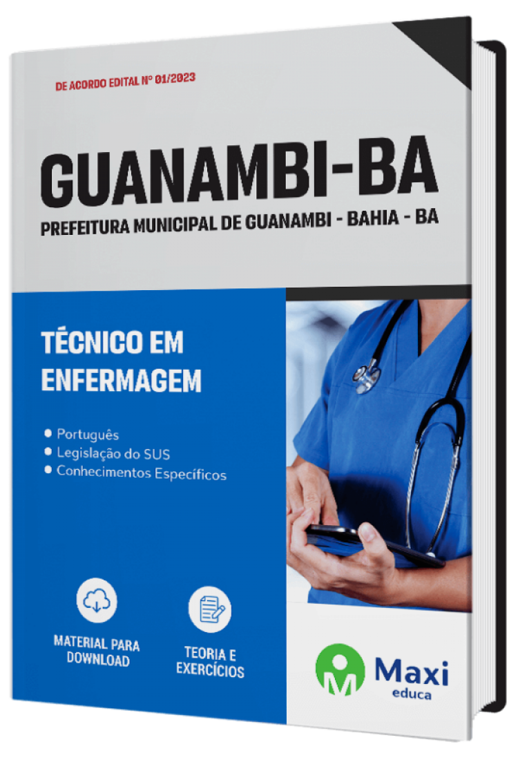 - Apostila Prefeitura de Guanambi - BA - 2023 Técnico em Enfermagem