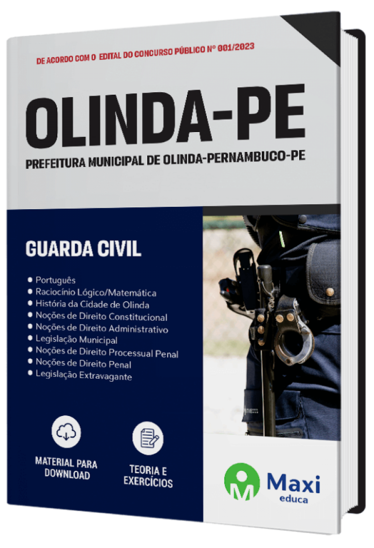 - Apostila Prefeitura de Olinda - PE - 2023 Guarda Civil