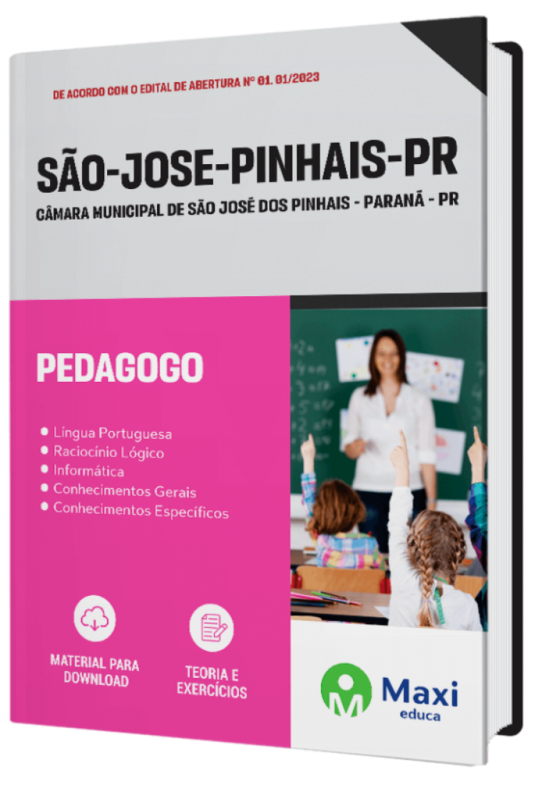 - Apostila Câmara de São José dos Pinhais - PR - 2023 Pedagogo