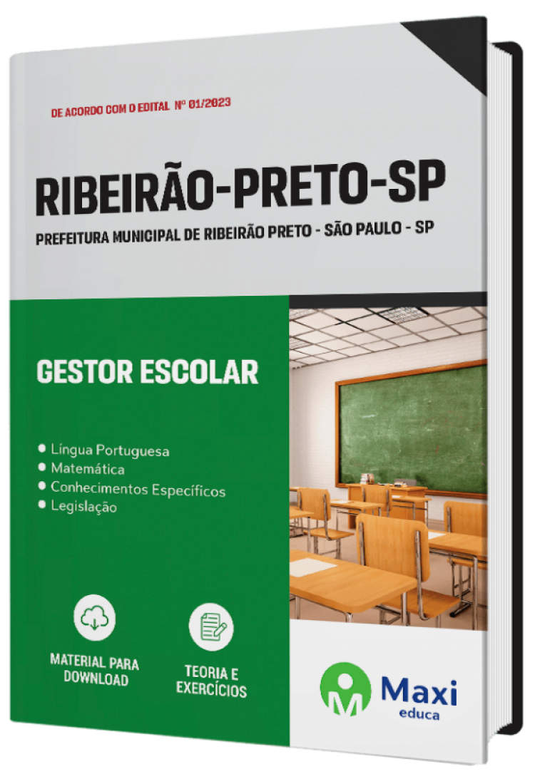 - Apostila Prefeitura de Ribeirão Preto - SP - 2023 Gestor Escolar