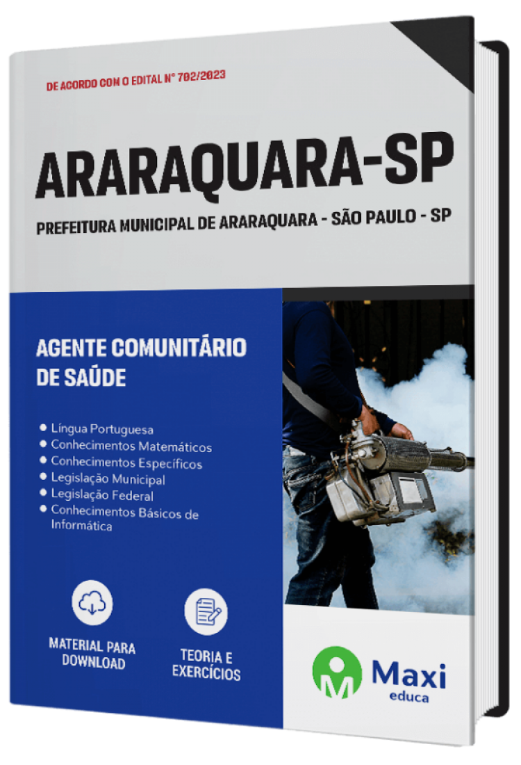 - Apostila Prefeitura de Araraquara-SP 2023 Agente Comunitário de Saúde