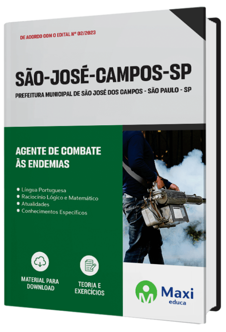 - Apostila Prefeitura de São José dos Campos - SP - 2023 Agente de Combate às Endemias