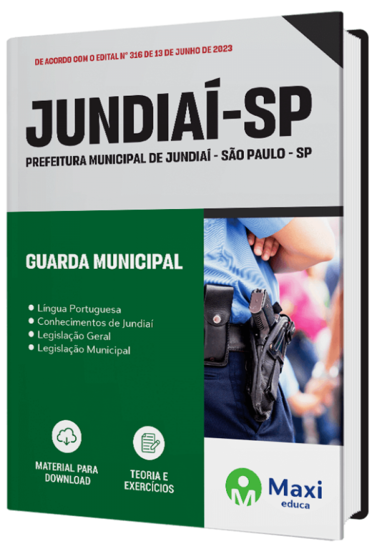 - Apostila Prefeitura de Jundiaí - SP - 2023 Guarda Municipal