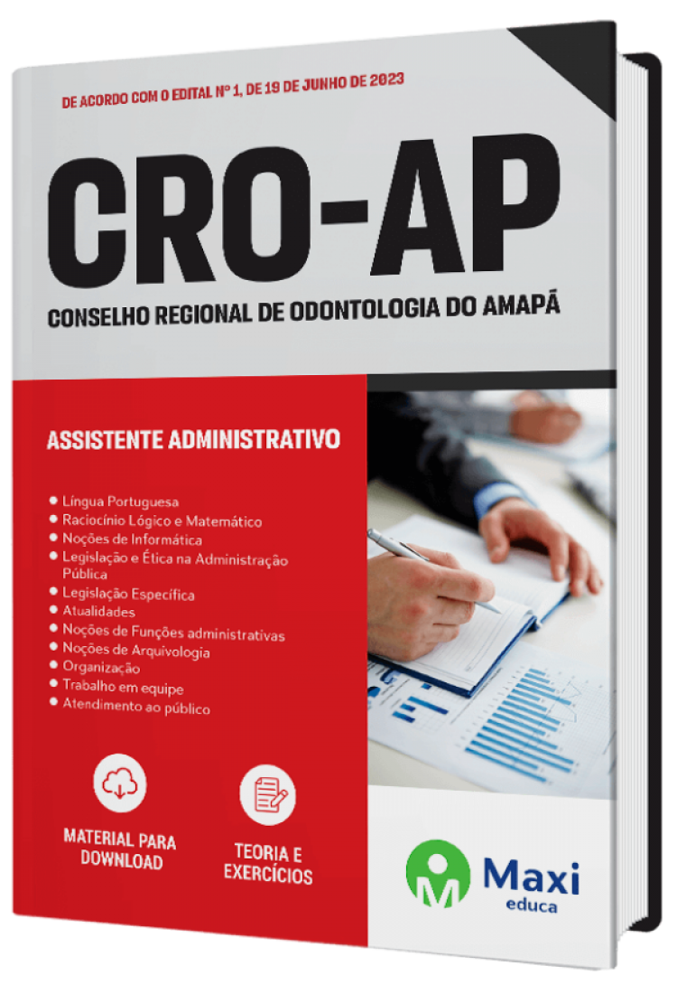 - Apostila CRO-AP - 2023 Assistente Administrativo