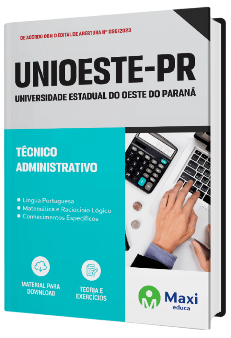 - Apostila UNIOESTE 2023 Técnico Administrativo