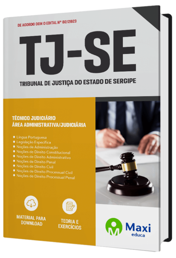 - Apostila TJ-SE 2023 Técnico Judiciário - Área Administrativa/Judiciária