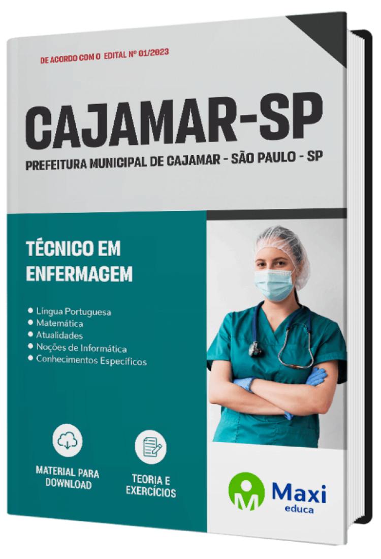 - Apostila Prefeitura de Cajamar - SP - 2023 Técnico em Enfermagem