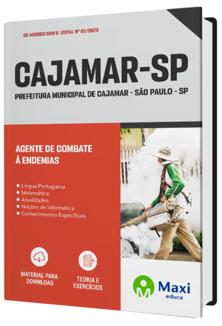 - Apostila Prefeitura de Cajamar - SP - 2023 Agente de Combate à Endemias